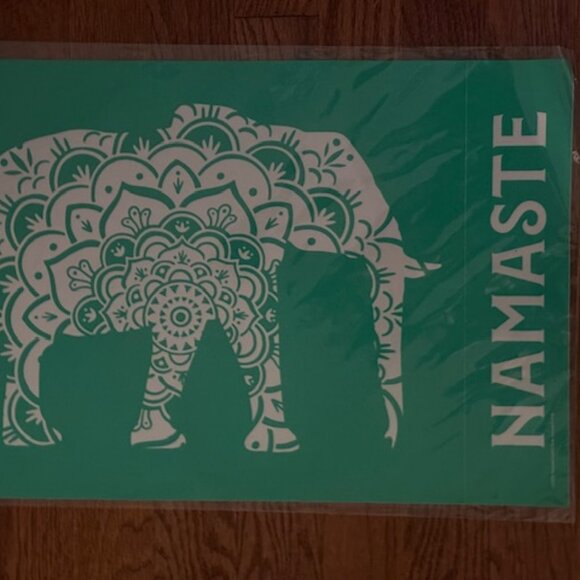 NWT RETIRED Chalk Couture transfer - NAMASTE (Elephant) - Picture 2 of 2